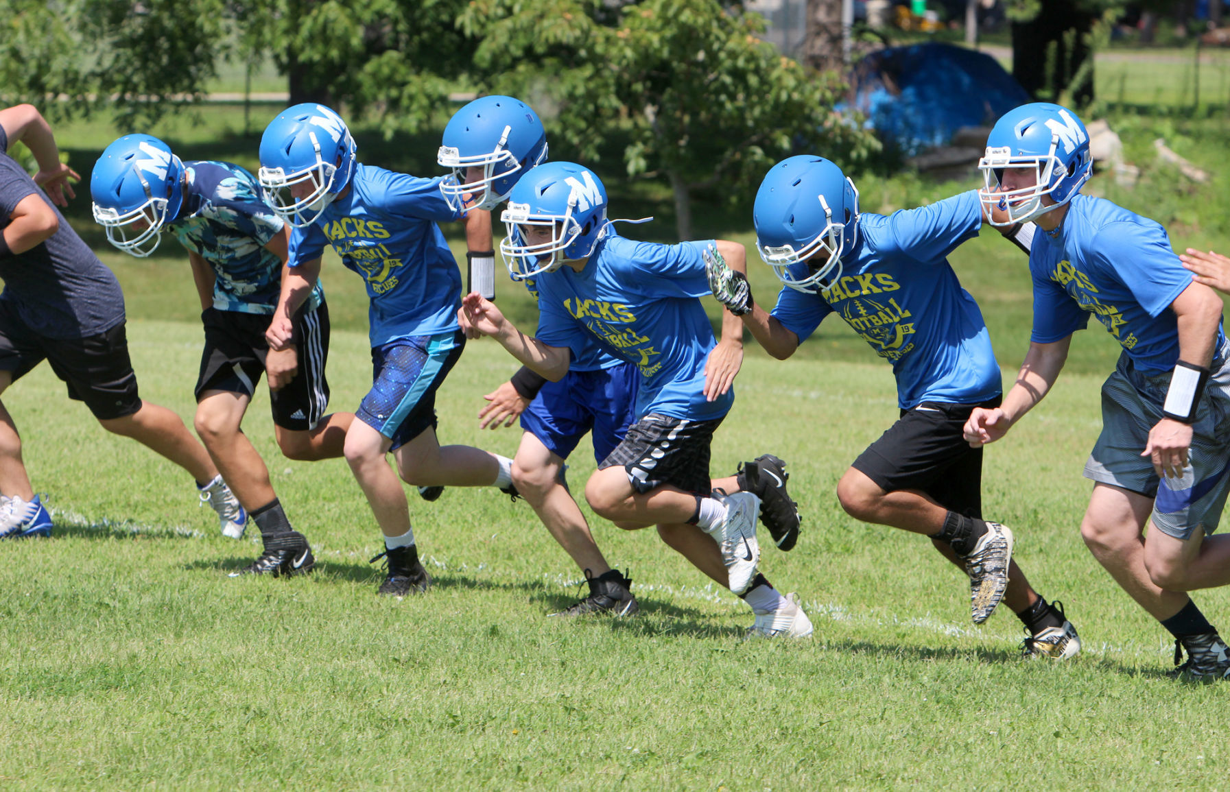 McDonell First Day of Football Practice 8-6-19